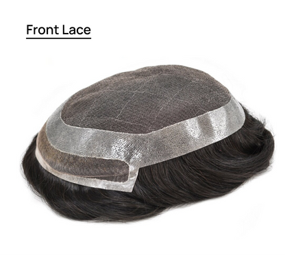 Front Lace: Hair System for a natural hairline